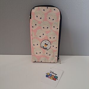 Disney Tsum‎ Tsum Frozen Elsa Olaf Eyeglass Case Pink